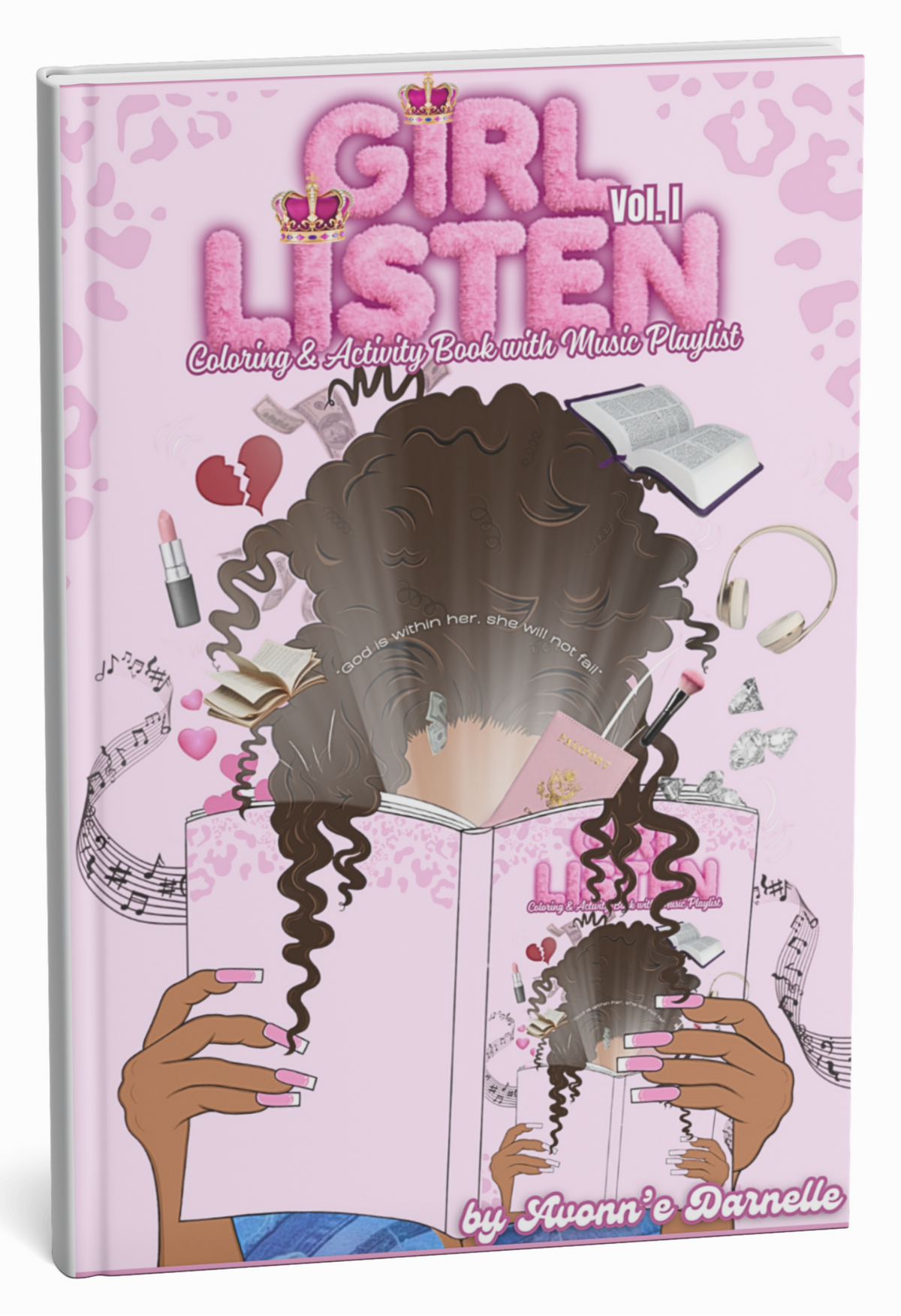 Girl Listen Vol. 1 Coloring Book