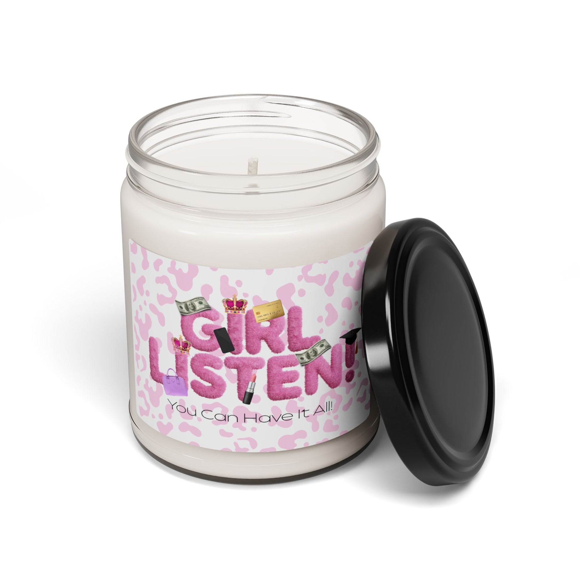 Affirm Yourself 'Girl Listen' Organic Soy Candle