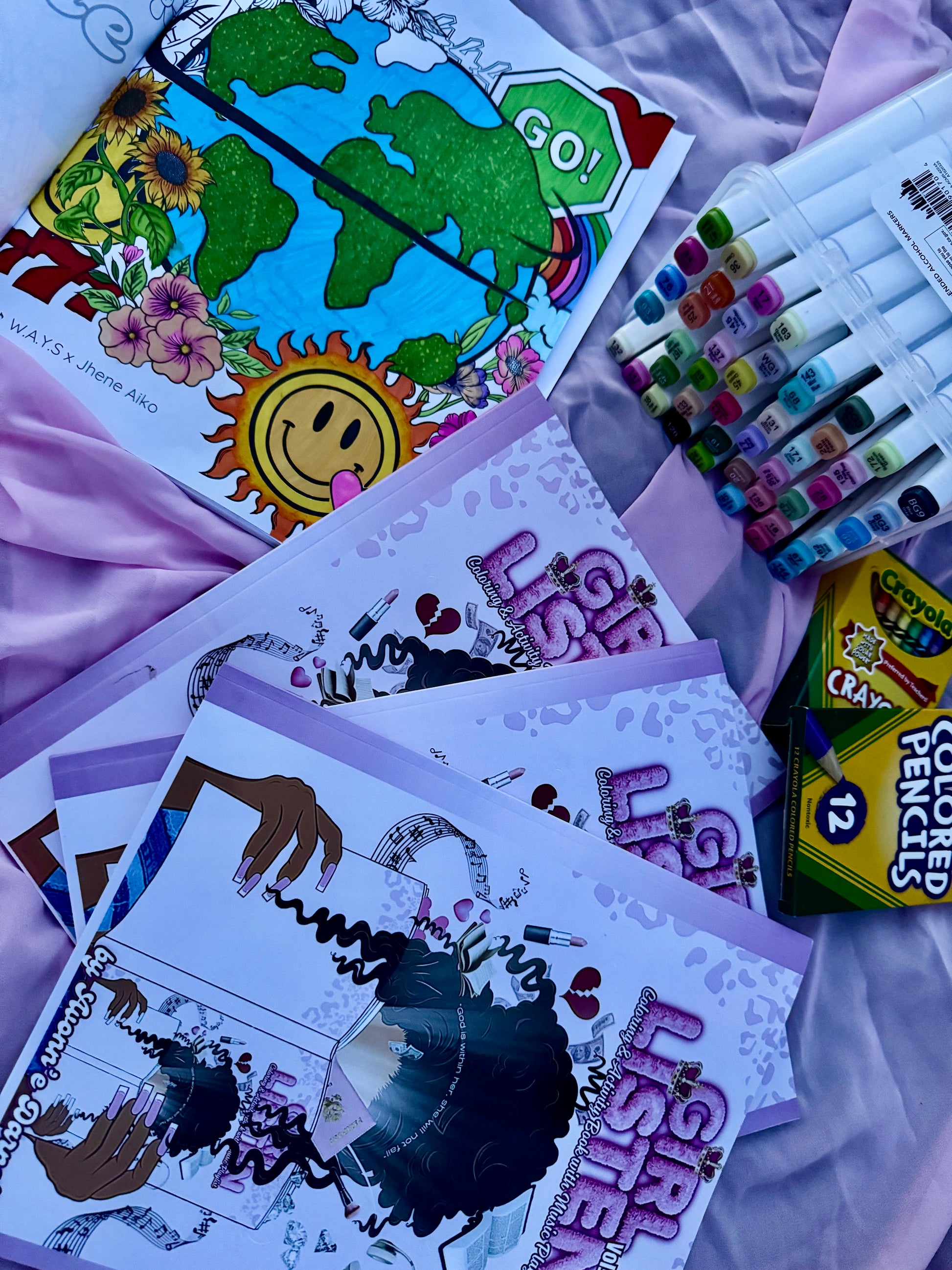 Girl Listen Vol. 1 Coloring Book